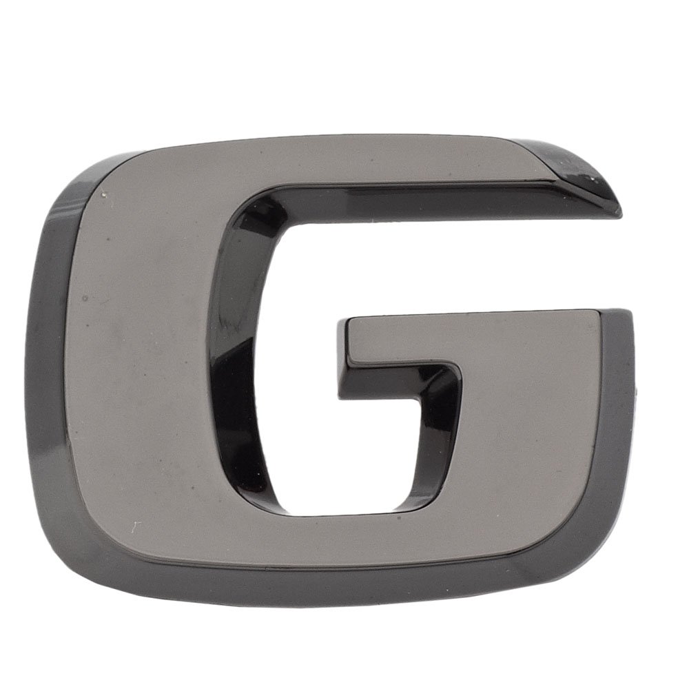 Luxbling Auto Chrom 3D Buchstabe - schwarz - G von Luxbling