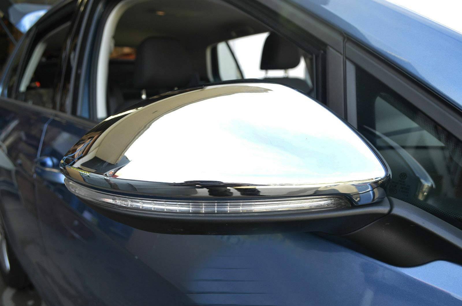 Chrom-Außenspiegel-Abdeckungs-Set, passend für Golf MK7 HB/Kombi [2014+] [beide Seiten] von Luxell