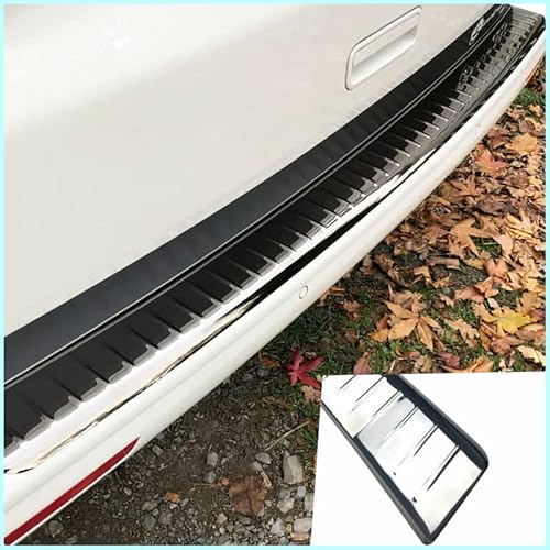 Passend für T5 Transporter/Caravelle/Multivan Heckstoßstangenschutz, Edelstahl, dunkles Chrom Passend für T5 Transporter/Caravelle/Multivan Heckstoßstangenschutz, Edelstahl, dunkles Chrom von Luxell