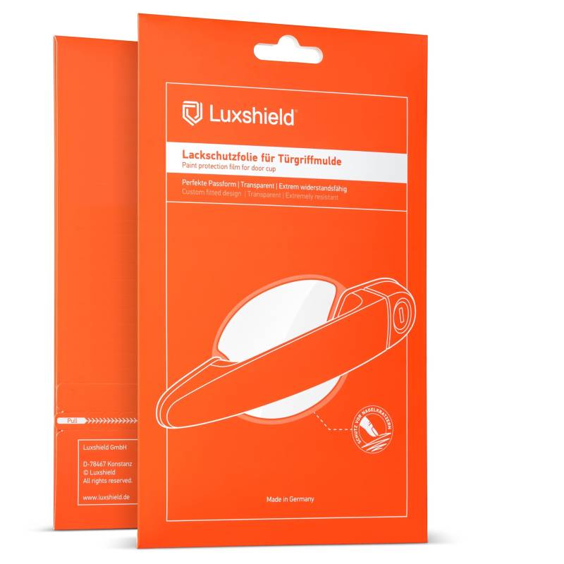 Luxshield Auto Türgriff Schutzfolie Griffmulde für BMW 2er Coupé 2 (II) G42 I 2021-2025 - Kratzschutz, Lackschutzfolie - Transparent glänzend von Luxshield