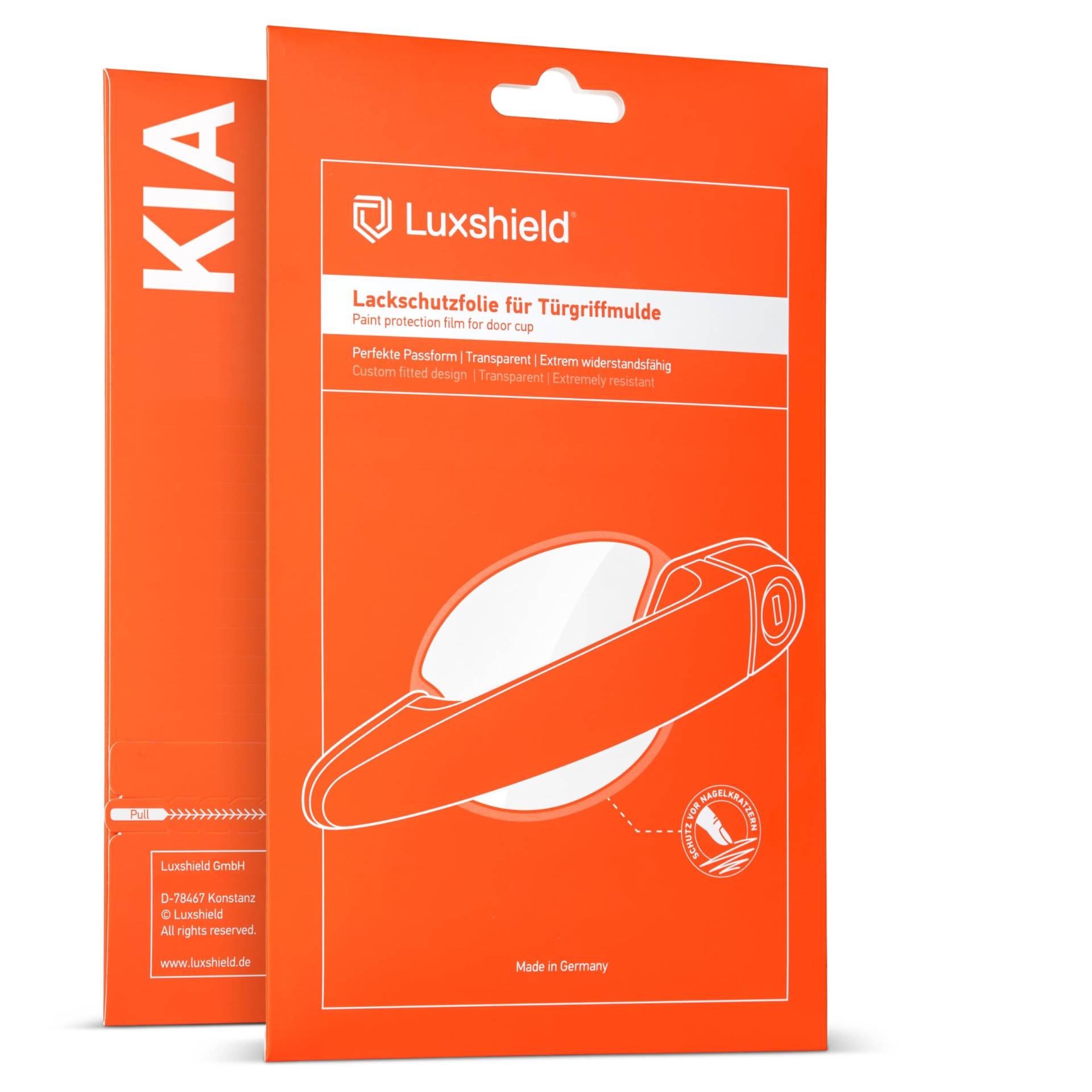 Luxshield Auto Türgriff Schutzfolie Griffmulde für Kia Stonic I 2017-2025 - Kratzschutz, Lackschutzfolie - Transparent glänzend Luxshield Auto Türgriff Schutzfolie Griffmulde für Kia Stonic I 2017-2025 - Kratzschutz, Lackschutzfolie - Transparent glänzend von Luxshield