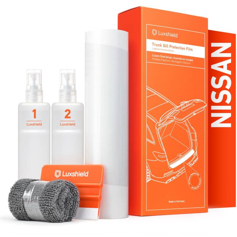 Luxshield Ladekantenschutz Folie für Nissan Qashqai 3 (III) J12 I 2021-2025 - Stoßstangenschutz, Kratzschutz, Lackschutzfolie - Transparent von Luxshield