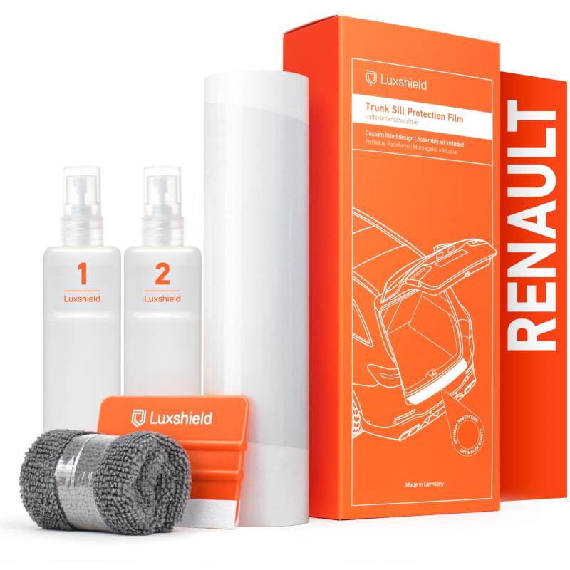 Luxshield Ladekantenschutz Folie für Renault Espace 6 (VI) I 2023-2025 - Stoßstangenschutz, Kratzschutz, Lackschutzfolie - Transparent von Luxshield