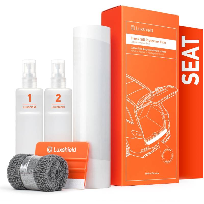 Luxshield Ladekantenschutz Folie für Seat Ateca 1 (I) KH7 I 2016-2025 - Stoßstangenschutz, Kratzschutz, Lackschutzfolie - Transparent von Luxshield