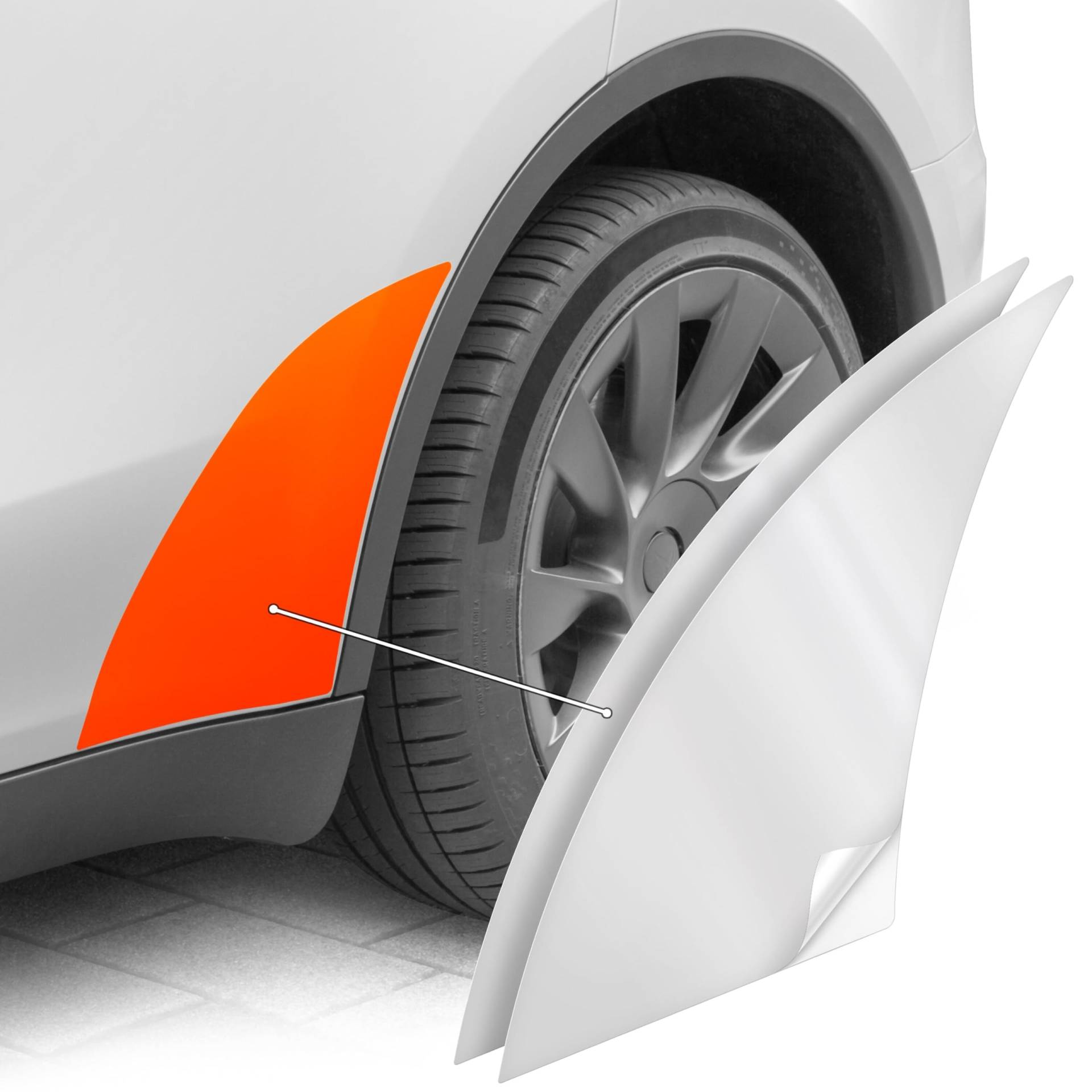 Luxshield Radlaufschutz Folie Komplettset für Tesla Model Y I 2020-2025 - Radkasten, Lackschutzfolie, Steinschlagschutz - Transparent glänzend Selbstklebend Luxshield Radlaufschutz Folie Komplettset für Tesla Model Y I 2020-2025 - Radkasten, Lackschutzfolie, Steinschlagschutz - Transparent glänzend Selbstklebend von Luxshield