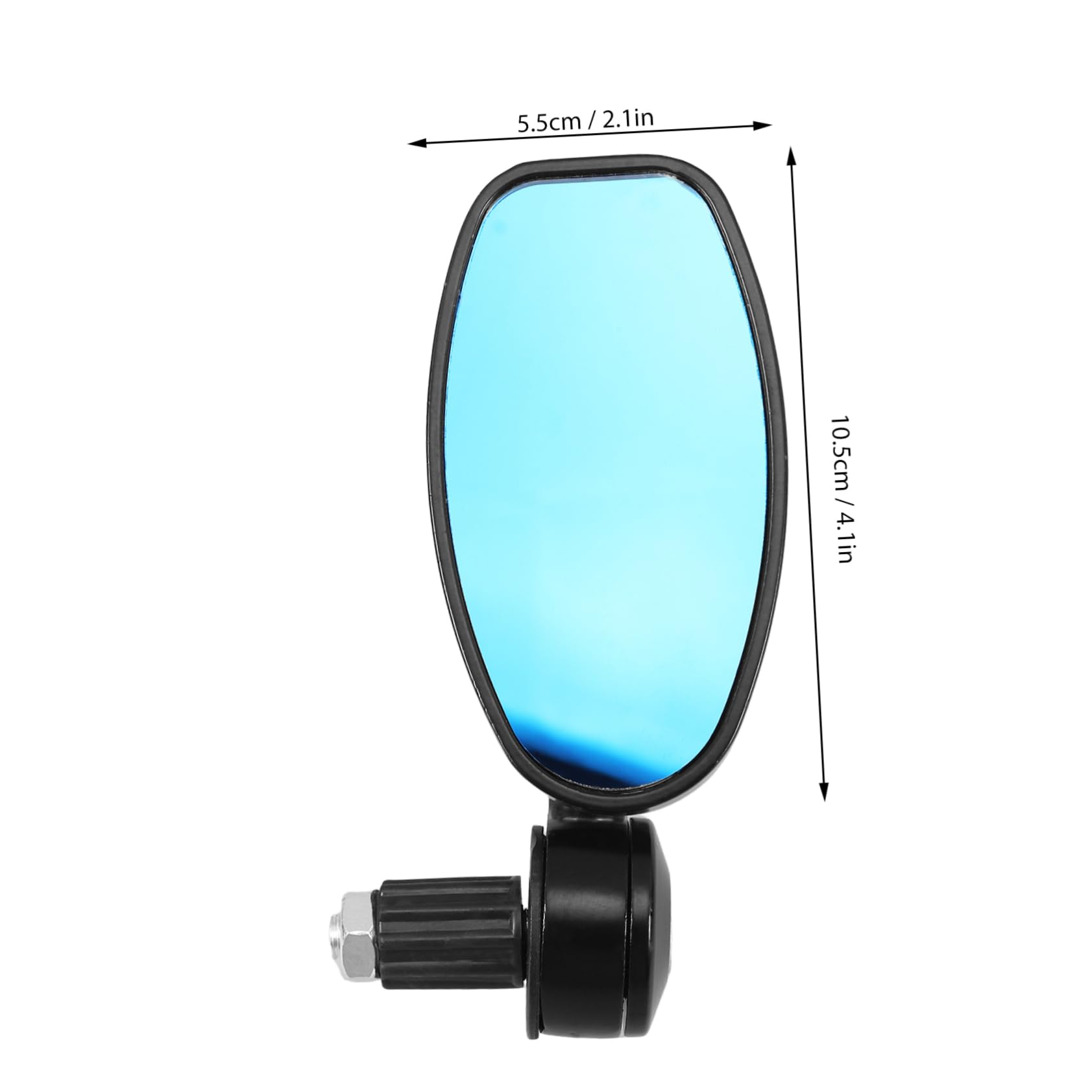 Luxshiny 1 Paar Rückspiegel Spiegel Für Motorräder Fahrradspiegel Spiegel Für Elektroroller Motorrad-lenkerspiegel Motorrad Außenspiegel Schwarz Glas von Luxshiny
