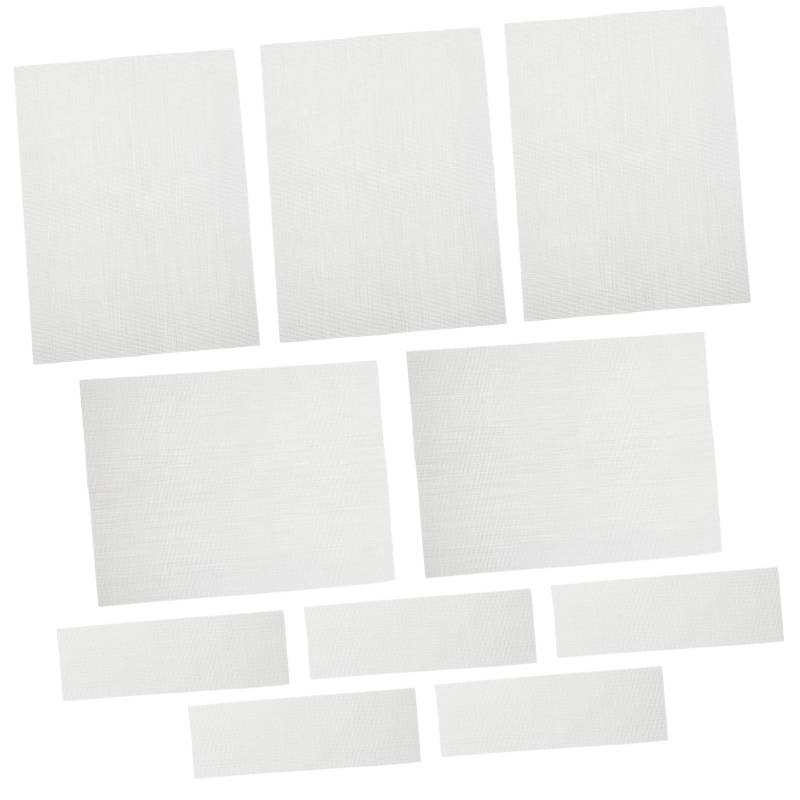Luxshiny 10 Stück Reparaturnetz Schweißen von Maschendraht Feines Metallgeflecht Metallsieb Metallmaschensieb Fahrzeugzubehör Schweißschirme Auto Reparaturset Wolfram Grey von Luxshiny