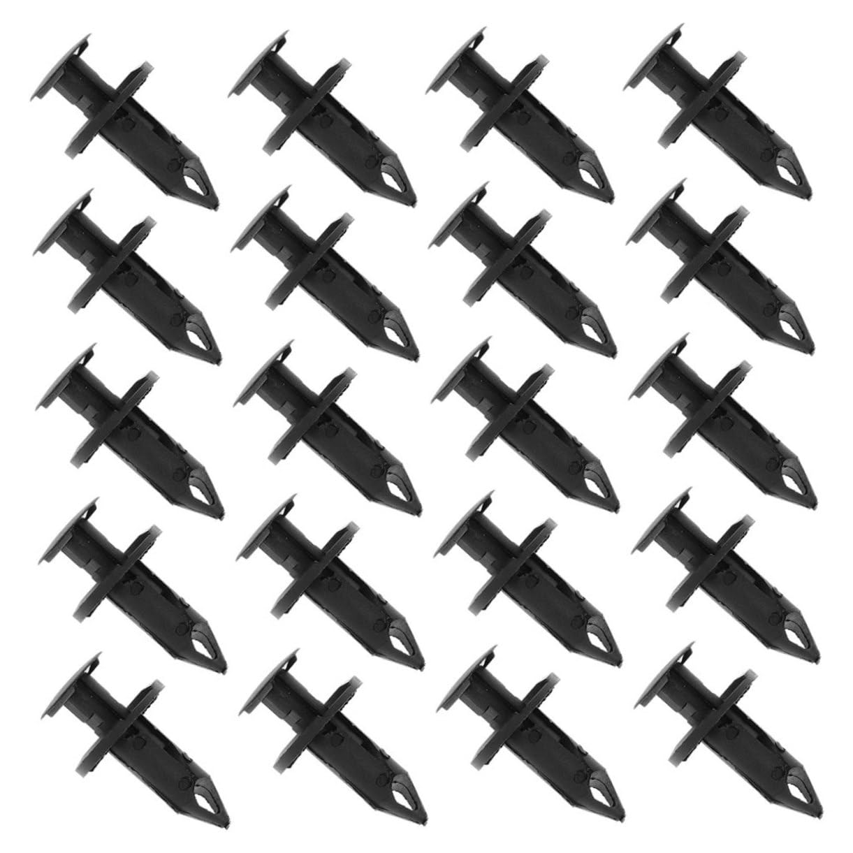 Luxshiny 100 Stück Kotflügelkarte Nietclips Auto-Push-Halteclip Auto-Push-Pin-Schrauben Stoßstangenhalter Stoßstangenclips Auto Autoteile fürs Auto Autoclip Stoßfängerclips Nylon Schwarz von Luxshiny