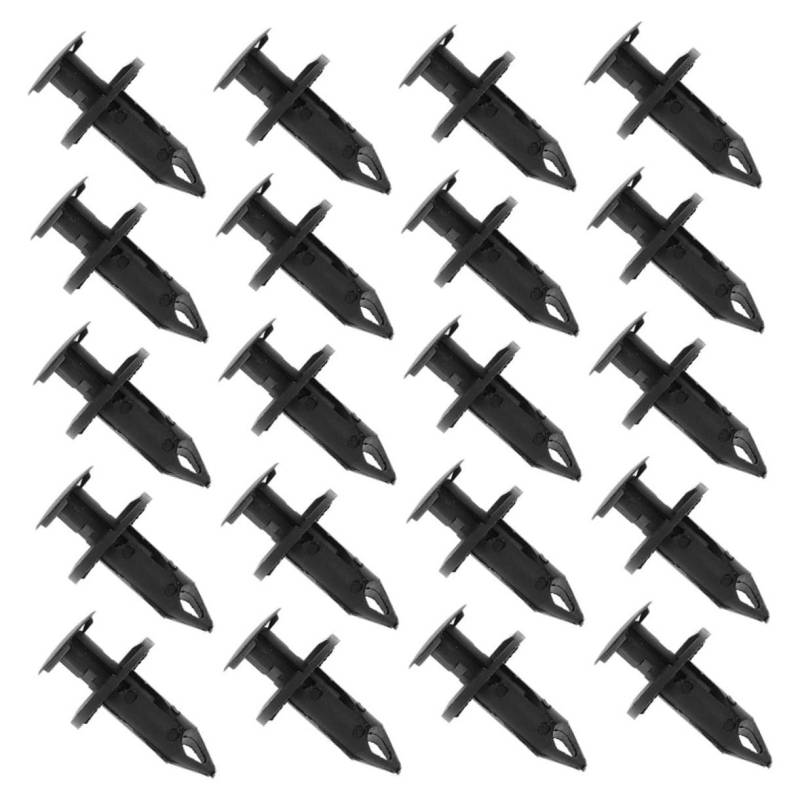 Luxshiny 100 Stück Kotflügelkarte Nietclips Auto-Push-Halteclip Auto-Push-Pin-Schrauben Stoßstangenhalter Stoßstangenclips Auto Autoteile fürs Auto Autoclip Stoßfängerclips Nylon Schwarz von Luxshiny