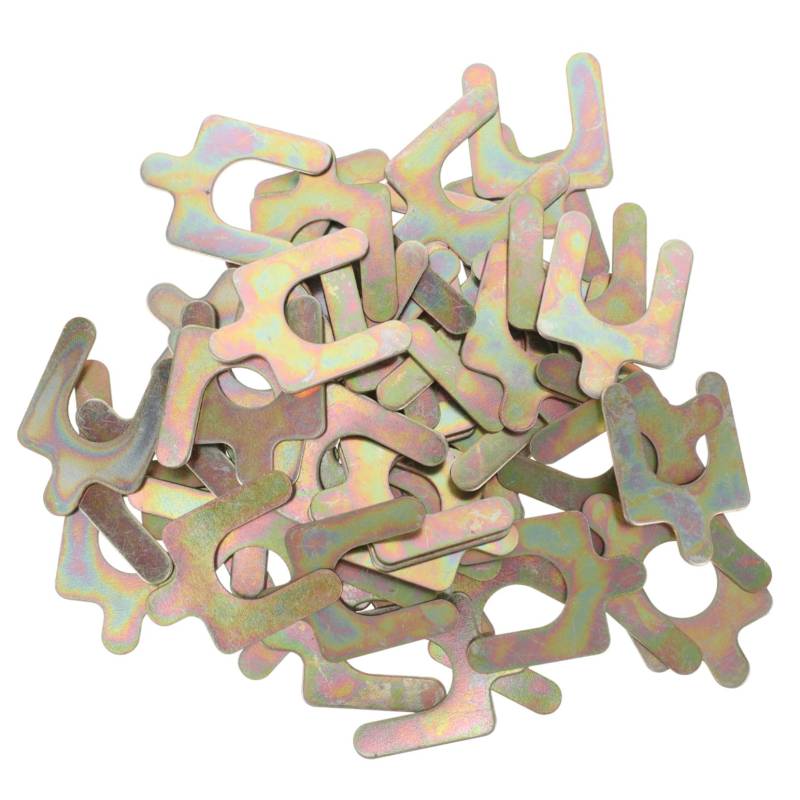 Luxshiny 100 Stücke Brems Schlauch Schloss LKW Kabel Clip Ersatz Goldene Schlauch Halterung Brems Schlauch Schloss Motorräder Metall von Luxshiny