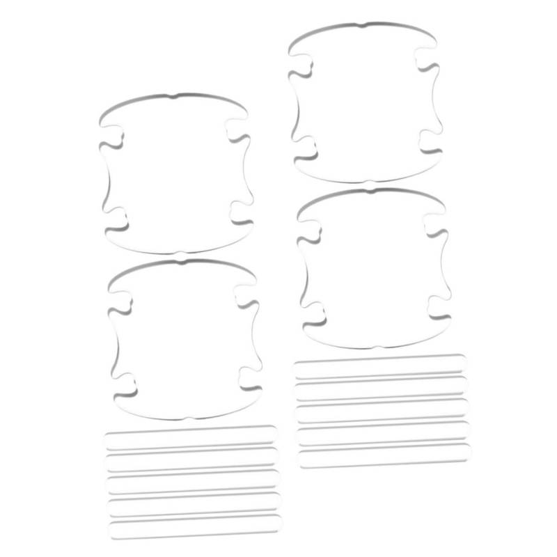 Luxshiny 1Satz Auto Türgriffschutzfolie Transparent Kratzschutzabdeckungen für Autotüren und Langlebig Schützt Stößen und Kratzern Rückstandsfrei Abziehbar von Luxshiny
