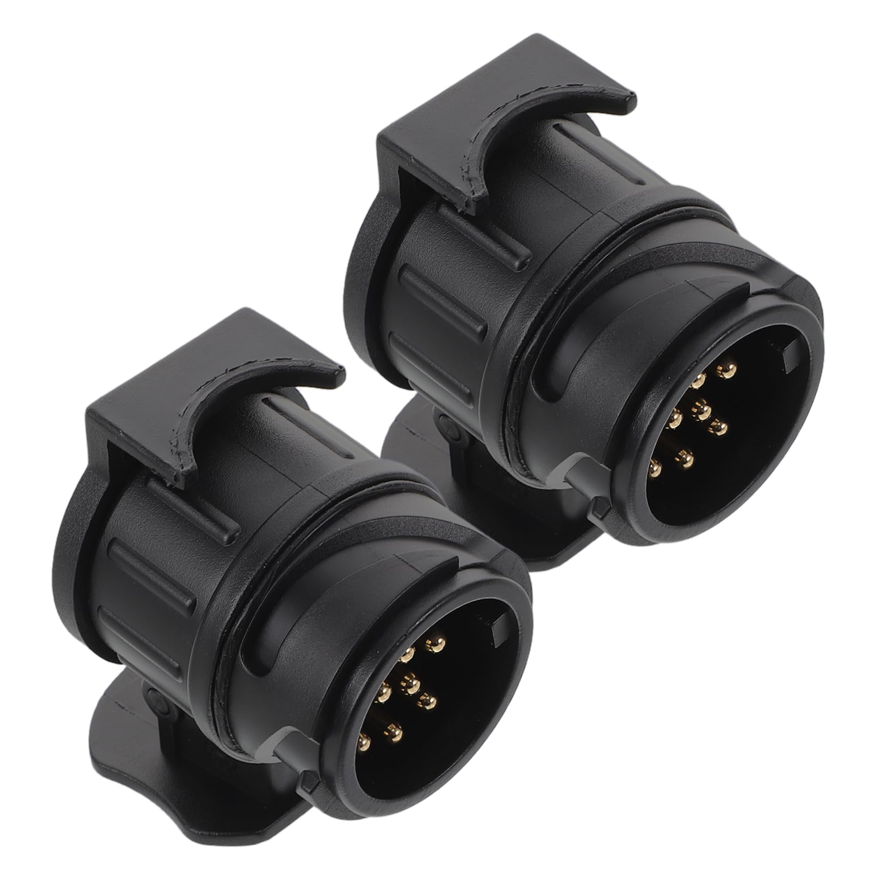 Luxshiny 2 Stück 13 Anhänger -rv -konvertierungskopf 13-poliger Auf 7-poliger Adapter Elektrischer Steckeradapter Für Anhänger 7-poliger Anhängerstecker Metall Black Luxshiny 2 Stück 13 Anhänger -rv -konvertierungskopf 13-poliger Auf 7-poliger Adapter Elektrischer Steckeradapter Für Anhänger 7-poliger Anhängerstecker Metall Black von Luxshiny