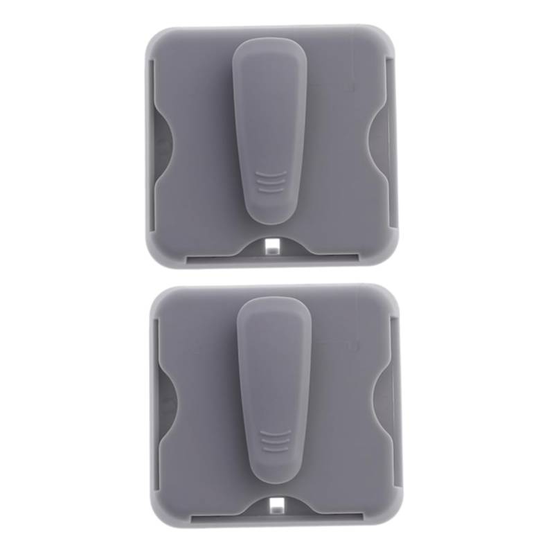 Luxshiny 2 Stück Auto-Sonnenschutz-Clip Quittungsorganisator fürs Auto Autoorganisatoren und -aufbewahrung Hängender Sonnenbrillen-Organizer Sonnenblende Auto SUV-Veranstalter Plastik Grau von Luxshiny