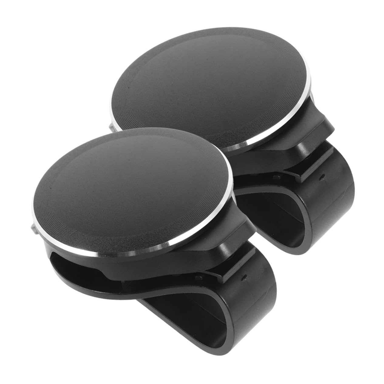 Luxshiny 2 Stück Brillenclip für Sonnenblende sonnenbrille Visierbrillenclip Brillenclip für Autovisiere Auto-Visier-Clip Brillen-Visier-Clip Autobrillenclip Aluminiumlegierung Schwarz von Luxshiny
