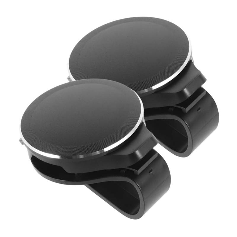 Luxshiny 2 Stück Brillenclip für Sonnenblende sonnenbrille Visierbrillenclip Brillenclip für Autovisiere Auto-Visier-Clip Brillen-Visier-Clip Autobrillenclip Aluminiumlegierung Schwarz von Luxshiny