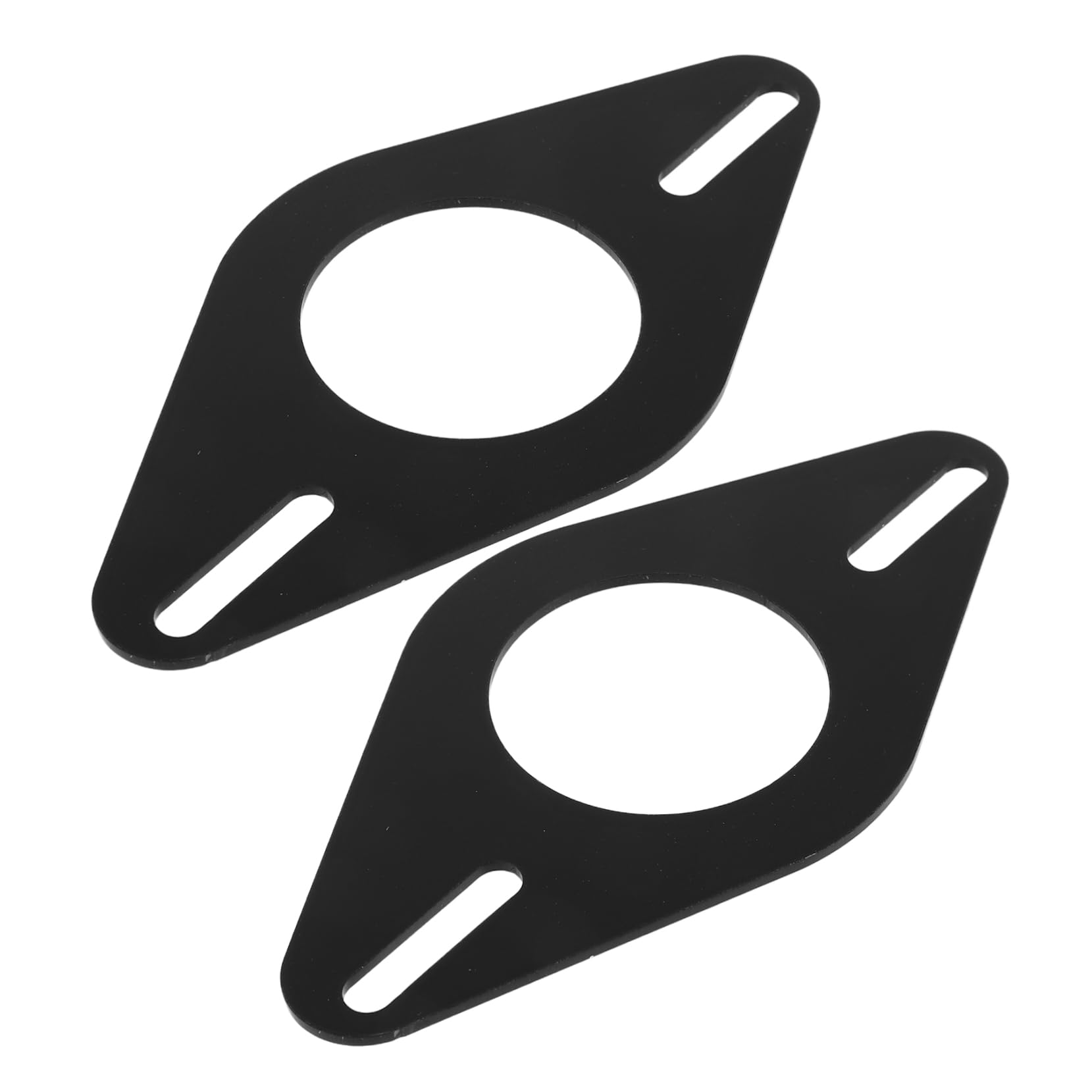 Luxshiny 2 Stück Car-Audio-Halterung Lautsprecher Universelle Hochtönerhalterung Hochtöner-Montageplatte aus Kunststoff Universelle Auto-Hochtöner Auto-Hochtöner-Adapter Plastik Schwarz von Luxshiny