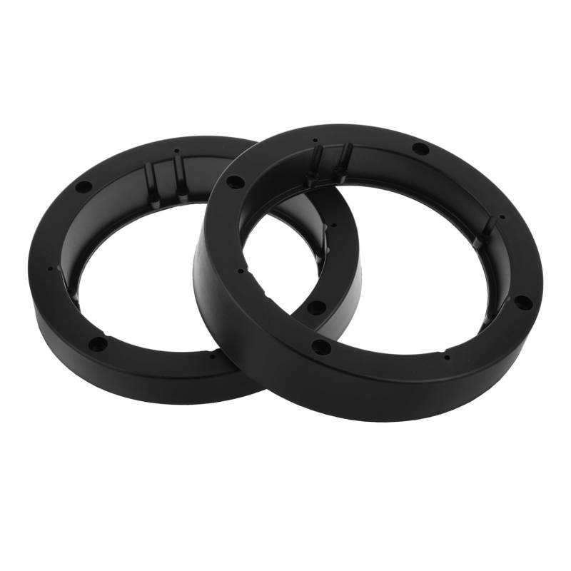 Luxshiny 2 Stück Car-Audio-Lautsprecherpad Dichtung für Autolautsprecher Car-Audio-Halterung Abstandsringadapter für Fahrzeuglautsprecher Lautsprecheradapter Plastik Black von Luxshiny