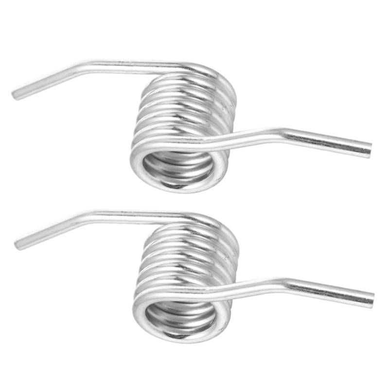 Luxshiny 2 Stück Wagenheber Federn Jack Reparaturteile Spannfeder des Wagenhebers Bodenheber Reparatur Praktisches Wagenheberzubehör Jack Liefert Chrom-Vanadium-Stahl Silber von Luxshiny
