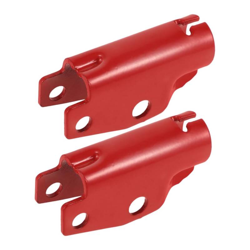 Luxshiny 2 Stück Zubehör für hydraulische Wagenheber Hydraulik-Wagenheber-Griffanschluss Autobuch -Accessoire Hydraulische Jackteile Anhängerhebergriff Steckeraustausch Eisen rot von Luxshiny