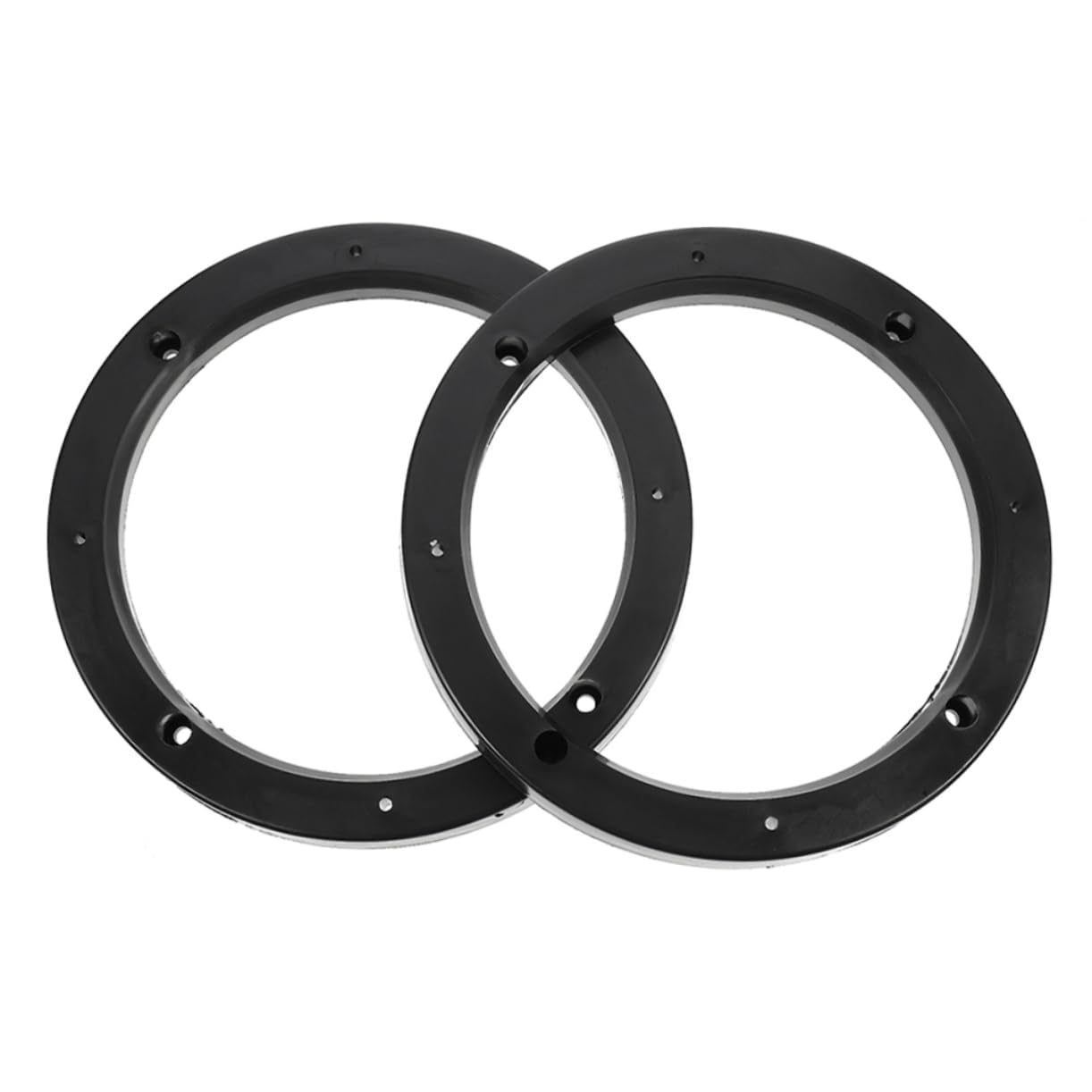 Luxshiny 2 Stücke Hornscheibe Abstandsringe für Lautsprecher Lautsprecherverlängerungsringe Abstandshalter für Kfz-Lautsprecher Lautsprecherhornadapter Auto-Lautsprecher-Riser-Ring Schwarz von Luxshiny