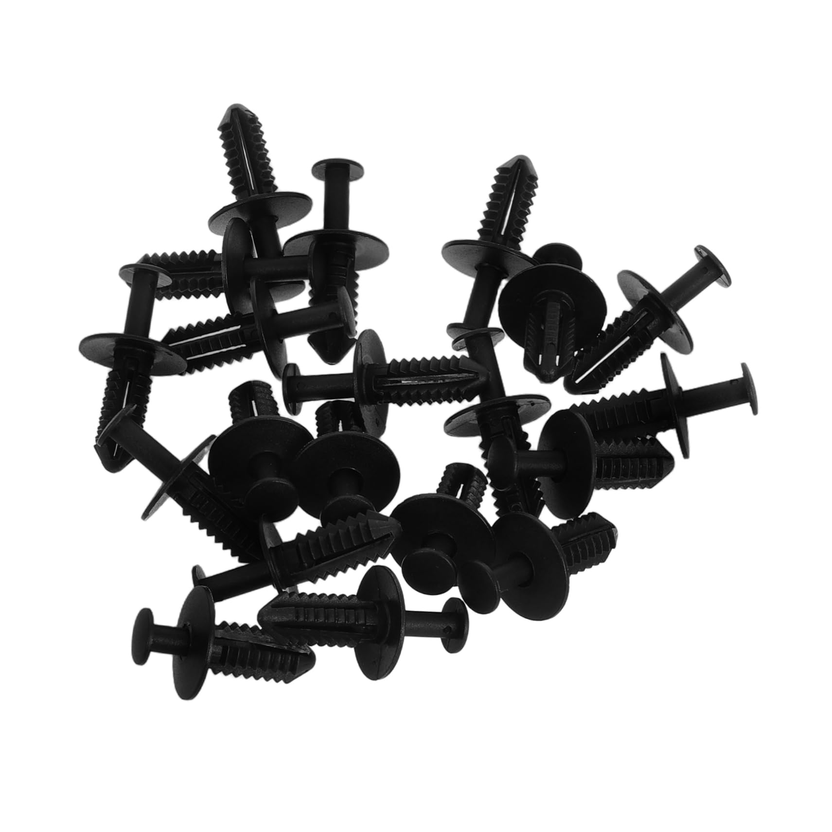 Luxshiny 20 Stück Kotflügelclip Befestigung Der Windschutzscheibe Innenverkleidungsclips Halteclip Für Innenverkleidung Türverkleidungs-Clip-Befestigung Kfz-Clips Schwarz Plastik von Luxshiny