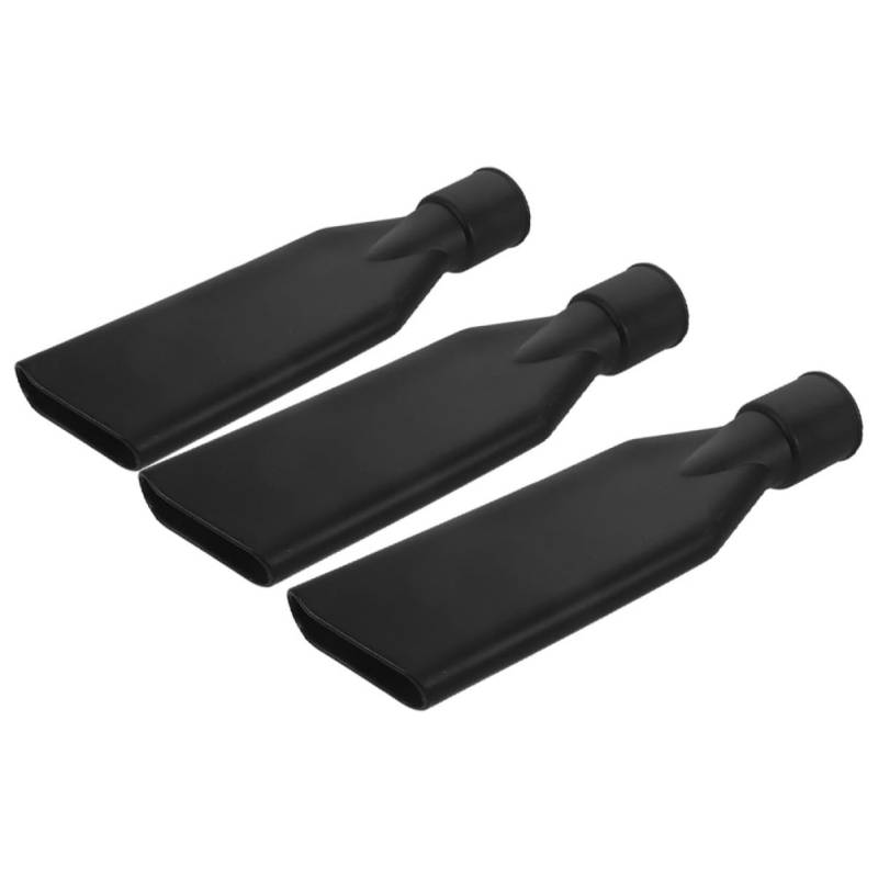 Luxshiny 3 Stück Staubsaugerteile Staubsauger -Schmaldüse Zubehör für Autostaubsauger Staubsauger -Düsenwerkzeug Vakuum-Aufsatzdüse Vakuumzubehör Vakuumdüse Plastik Black von Luxshiny