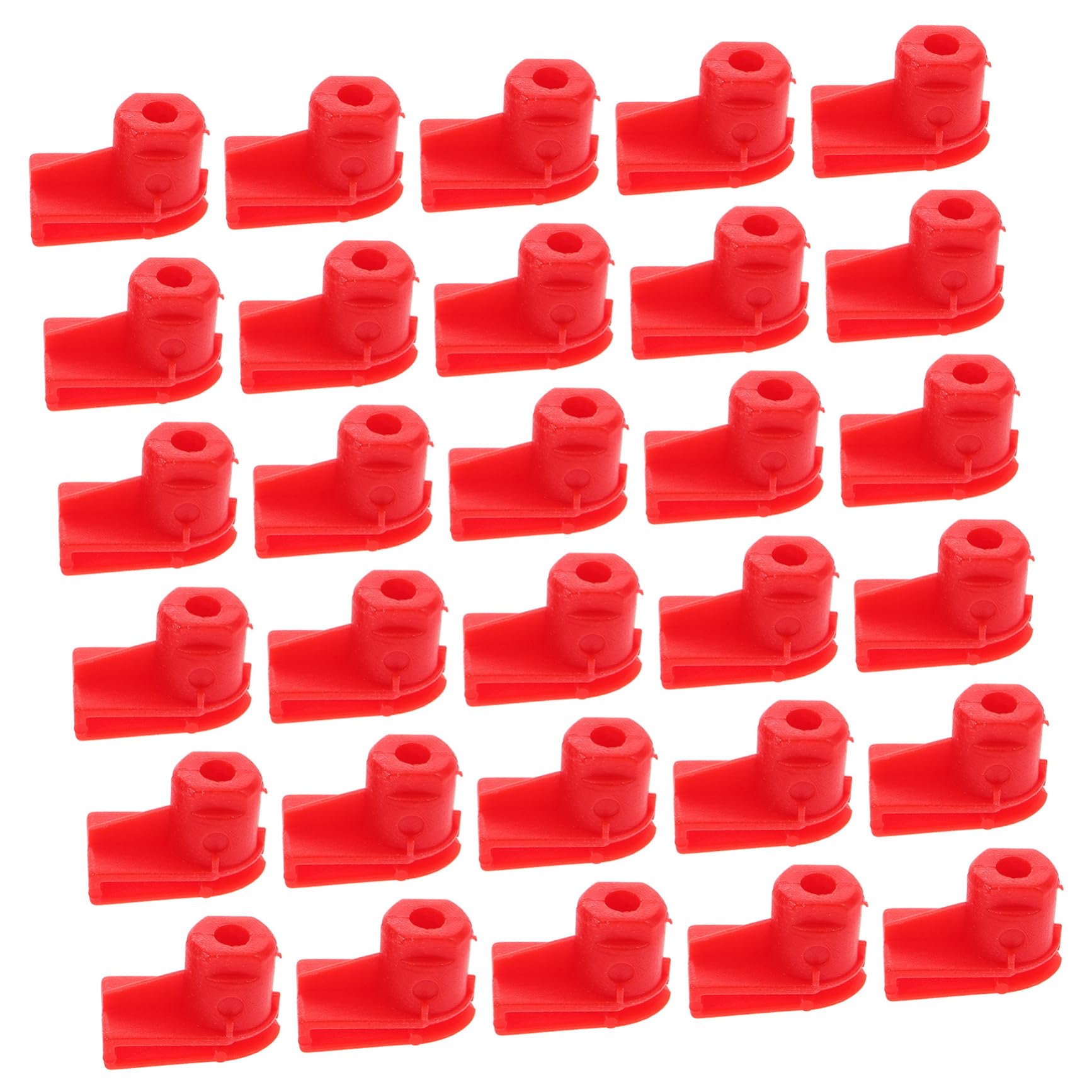 Luxshiny 30 Stück Auto Stoßfänger Nuss Flügelmuttern LKW-nüsse Halteklammern Push-pin-Clips Auto Stoßfänger Clips Gut Nuss-kit Du Bist Verrückt Kfz-Clips Plastik Rot von Luxshiny
