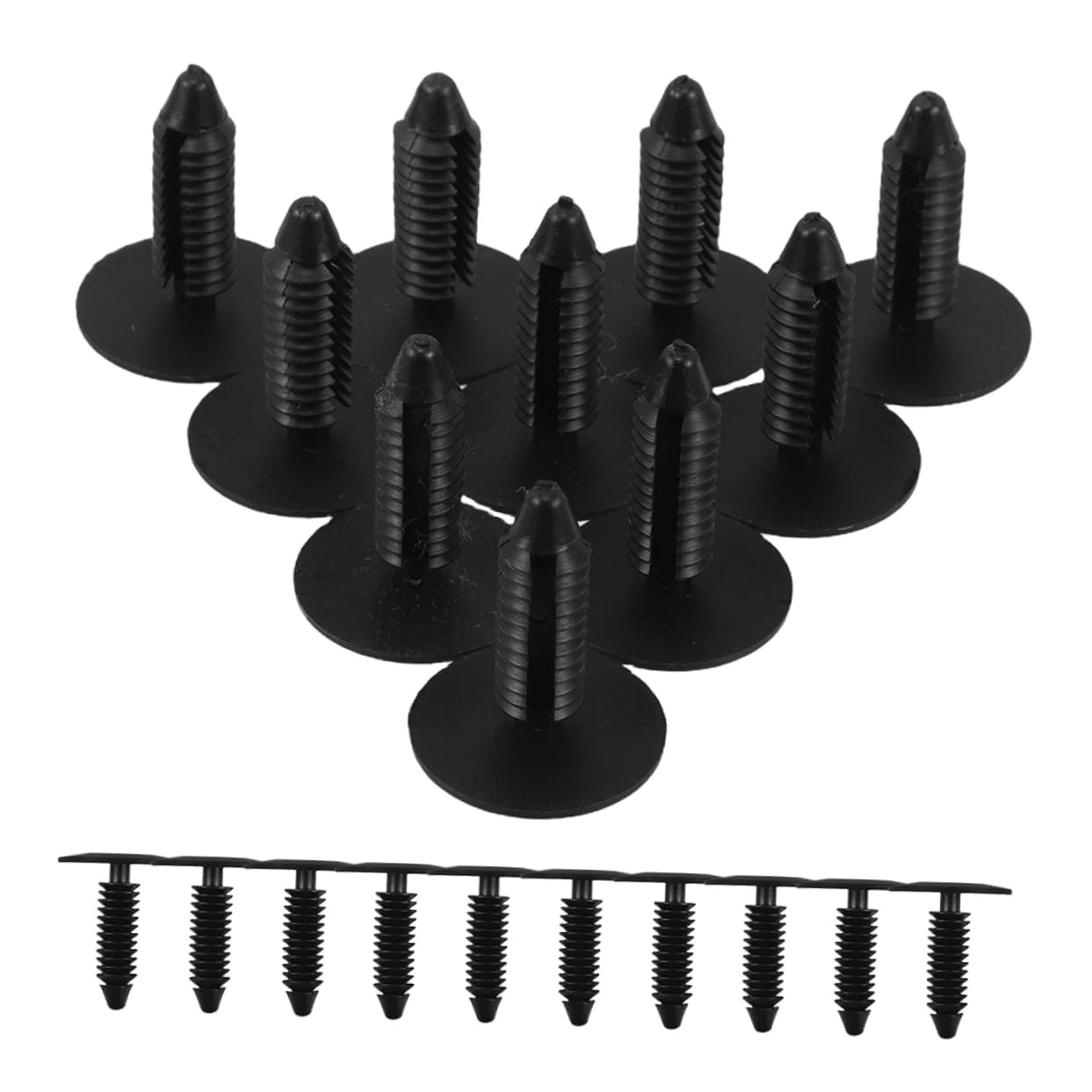 Luxshiny 30Stücke Schwarze Autoclips Nylon Befestigungsclips für Stoßfänger und Innenverkleidungen Installieren Langlebig Vielseitig Einsetzbar für Kofferraumdekor von Luxshiny