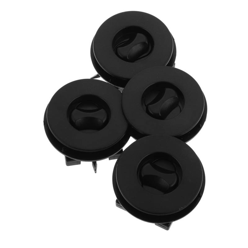 Luxshiny 4 Stück Auto-Fußmattenschnalle Teppich -Retainer -Befestigungsklemmen Packmatte gegen Rutschwagen Auto-Fußmatten-Clips Teppichpolsterclips Fußmattenhalter Black von Luxshiny
