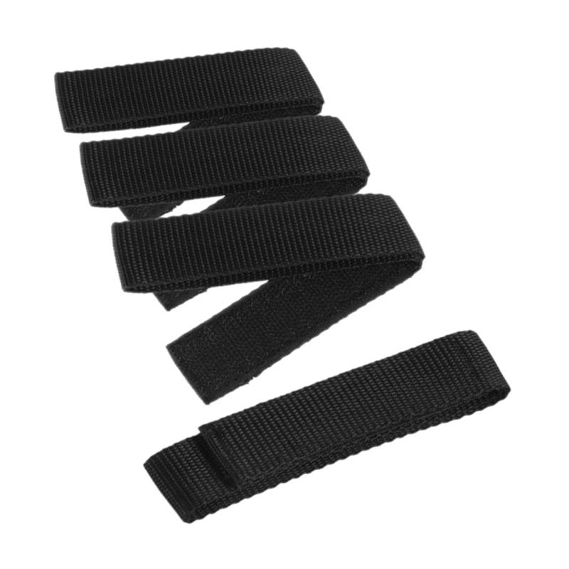 Luxshiny 4 Stück Kordelzug im Kofferraumdeckel Frachtgurte Kabelbinder für den Kofferraum eines Autos Seilgriff ziehen Zubehör für Zugseile Gepäckgurte Nylon Black von Luxshiny