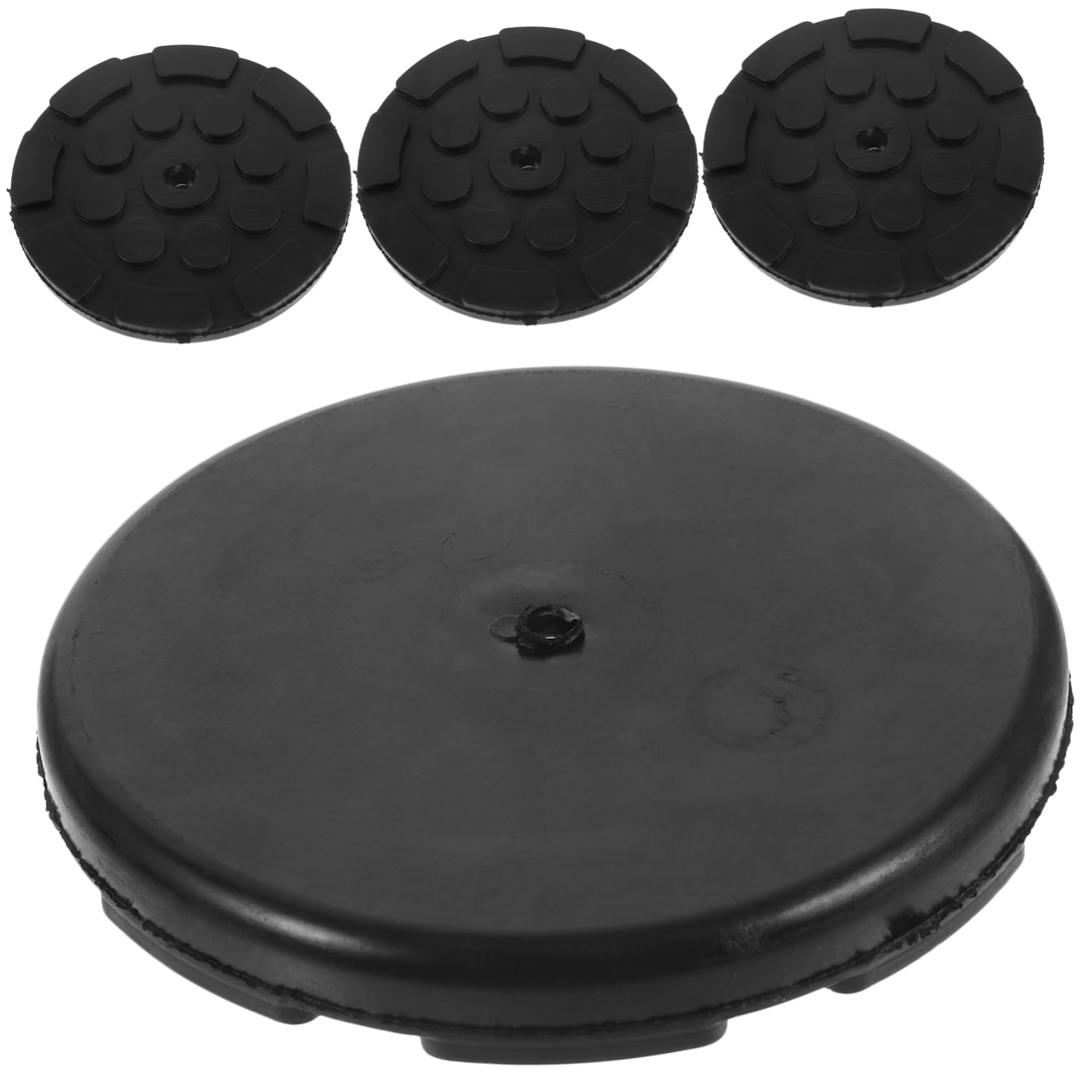 Luxshiny 4Stücke Gummiauflage für Wagenheber Runde rutschfeste Pads für Sicheren Halt Langlebige Hebepads für Pkw und Anhänger für Auto Reparaturen Luxshiny 4Stücke Gummiauflage für Wagenheber Runde rutschfeste Pads für Sicheren Halt Langlebige Hebepads für Pkw und Anhänger für Auto Reparaturen von Luxshiny