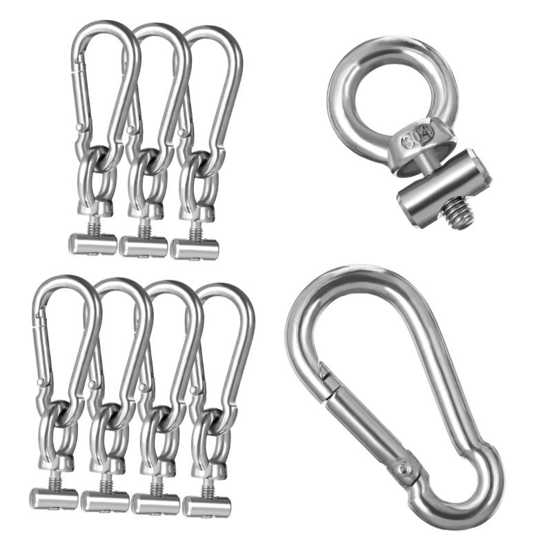 Luxshiny 8 Sets Kajakösen Schienen Kajakschienenmontage Zubehör Aus Edelstahl Edelstahl Kajakschienenmontage Kajakschienenmontage Silber von Luxshiny