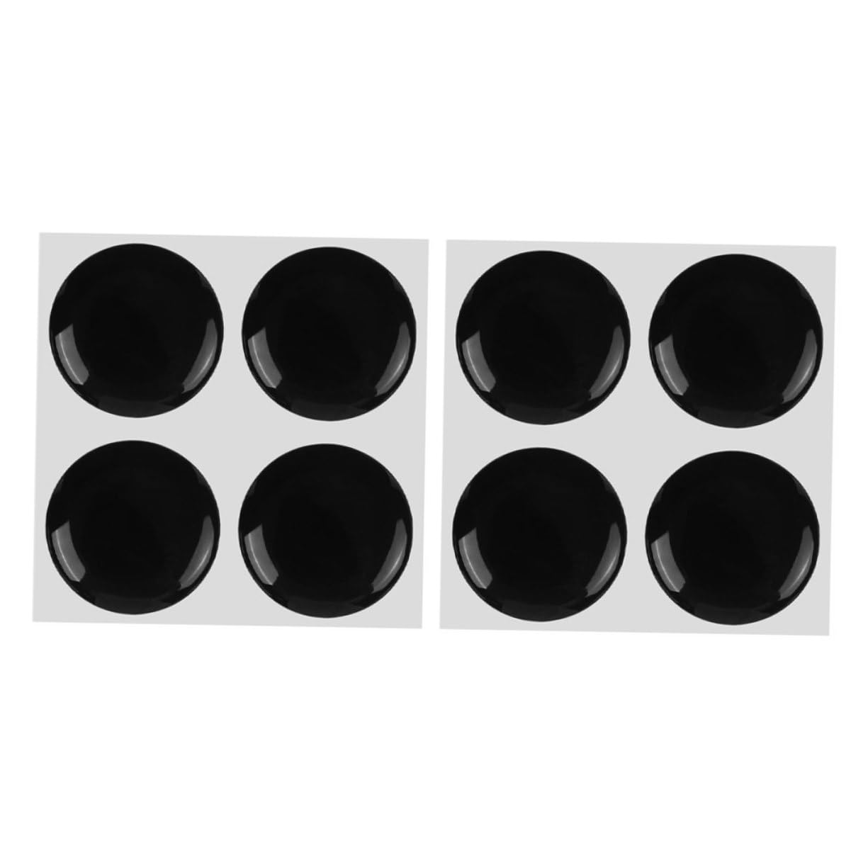 Luxshiny 8 Stück Auto-Schild-Aufkleber türschloss Autozubehör außen Schlüssellochabdeckungen fürs Auto Türlochabdeckung auto schlüsselloch abdeckung auto versorgung Auto Teil PVC Schwarz von Luxshiny