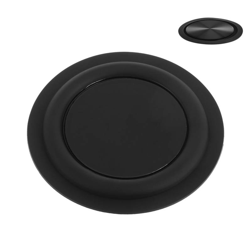Luxshiny Bassmembran Vibrationsplatte Audio-Lautsprecher-Membran Automobilzubehör Vibrationsstrahler Lautsprecherplatte Austausch des Lautsprecherkühlers Gummi -Metall Black von Luxshiny