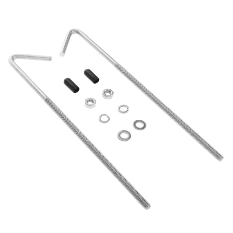 Luxshiny Batteriehalter Autobatterie Zubehör Autobatterie Halteset Autoteile Und Zubehör Universal Batteriehalter Batteriehalter J Bolzen Silber Edelstahl von Luxshiny