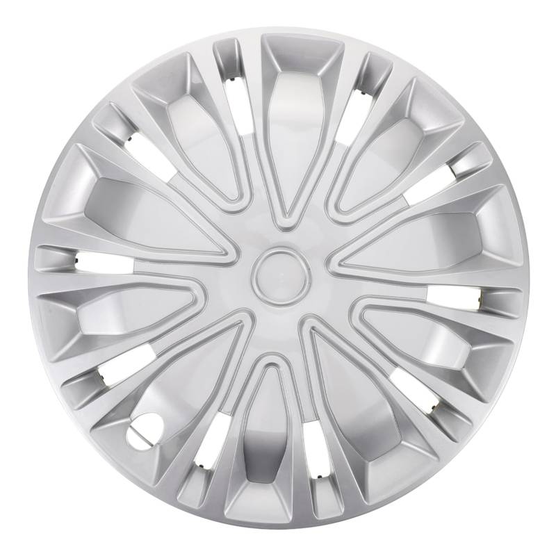 Luxshiny Dekorative Abdeckung der Radkappe Auto zubehör Auto zübehör Fahrzeug Radnabenabdeckung Zoll Auto-Radnabenkappe autoteile groß trimmt für Auto-Deko Auto-Radkappe Radabdeckung Silver von Luxshiny