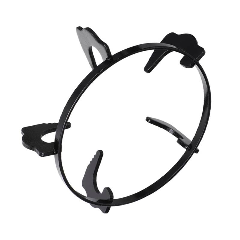 Luxshiny Gasherdhalterstange Gasherdgestell Herdgestellhalter Kocherhilfsunterstützung Gasherd Wok Holder Gasherd-Halterung Gasofenunterstützung galvanisiertes Eisen Black von Luxshiny