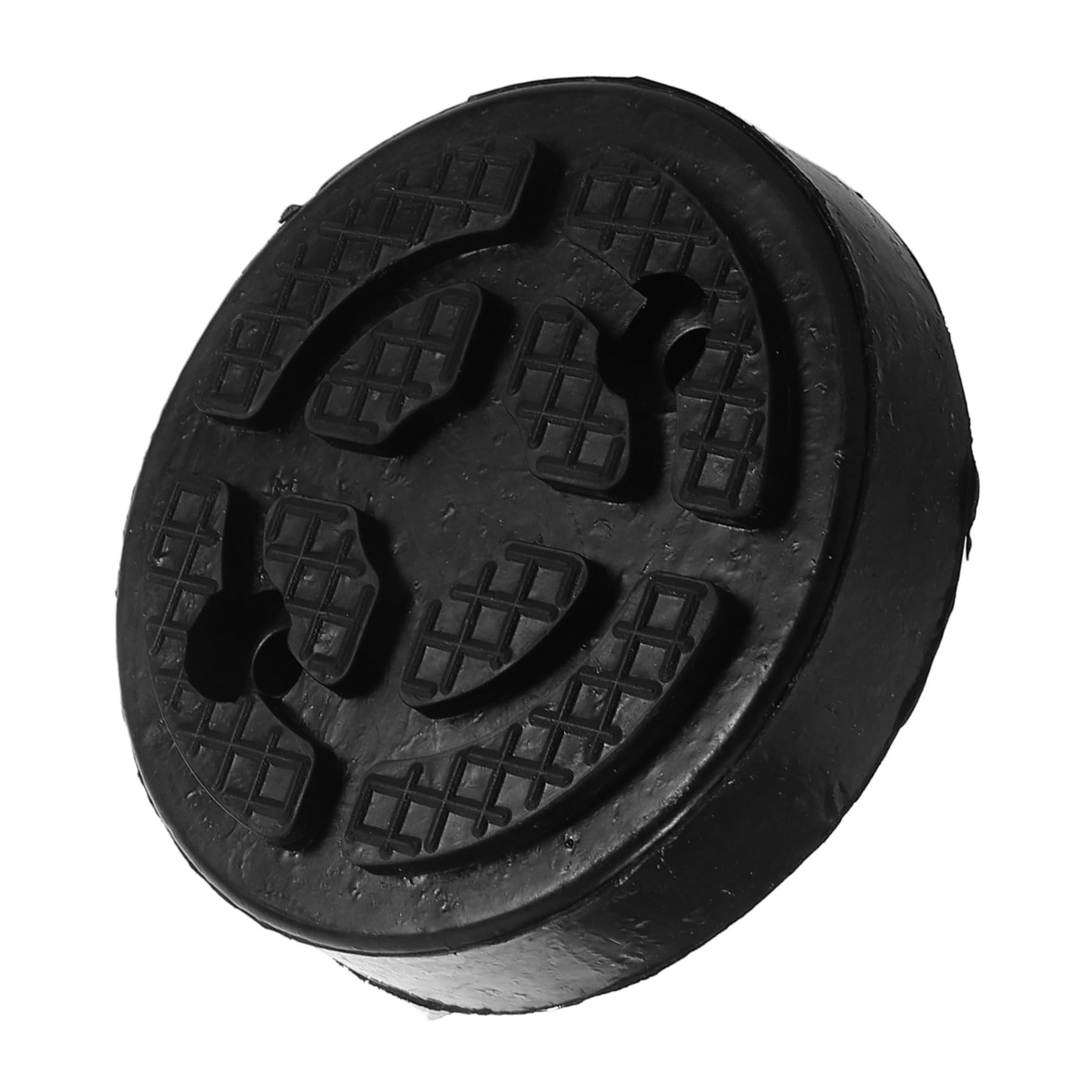 Luxshiny Gummiauflage anheben Polster für Wagenheber Wagenheberauflagen für Anhänger Jack-Pads Wohnmobil Jack Pads rundes Wagenheberpad Gummiblock für Fahrzeughebebühne Autolift Schwarz von Luxshiny