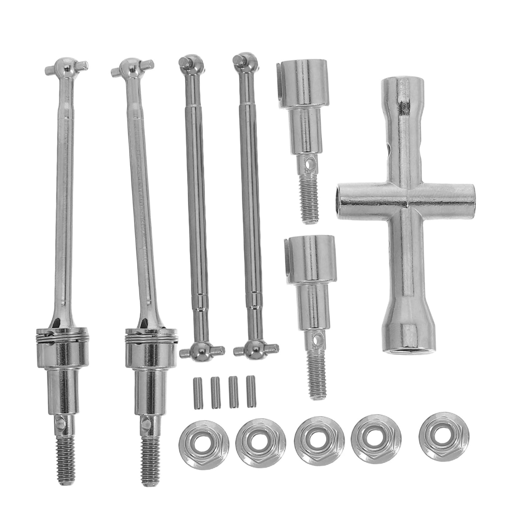 Luxshiny Rc Auto Zubehör Ersatzteile Teile Antrieb Walker Teile Antriebswelle Vorne Hinten Teil Ersatz Rad Montage Auto Zubehör Teile Auto Teil Silber Metall Luxshiny Rc Auto Zubehör Ersatzteile Teile Antrieb Walker Teile Antriebswelle Vorne Hinten Teil Ersatz Rad Montage Auto Zubehör Teile Auto Teil Silber Metall von Luxshiny