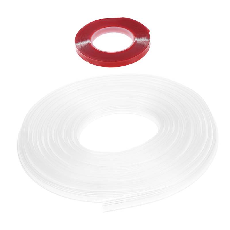 Luxshiny Stoßstangenleiste Autotürschutz Schutz Auto Seitenspiegelschutz Autotürschutz Autotürschutz Kantenschutz Autotürschwellenschutz Türkantenschutz PVC Transparent von Luxshiny