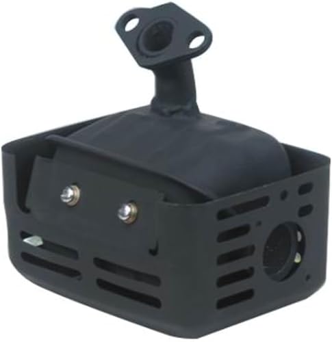 Schalldämpfer kompatibel mit Hon-da GX160 GX200 inkl. Schild & Krümmer 18310-ZE1-010 18310-ZF1-000 von Luxuypon