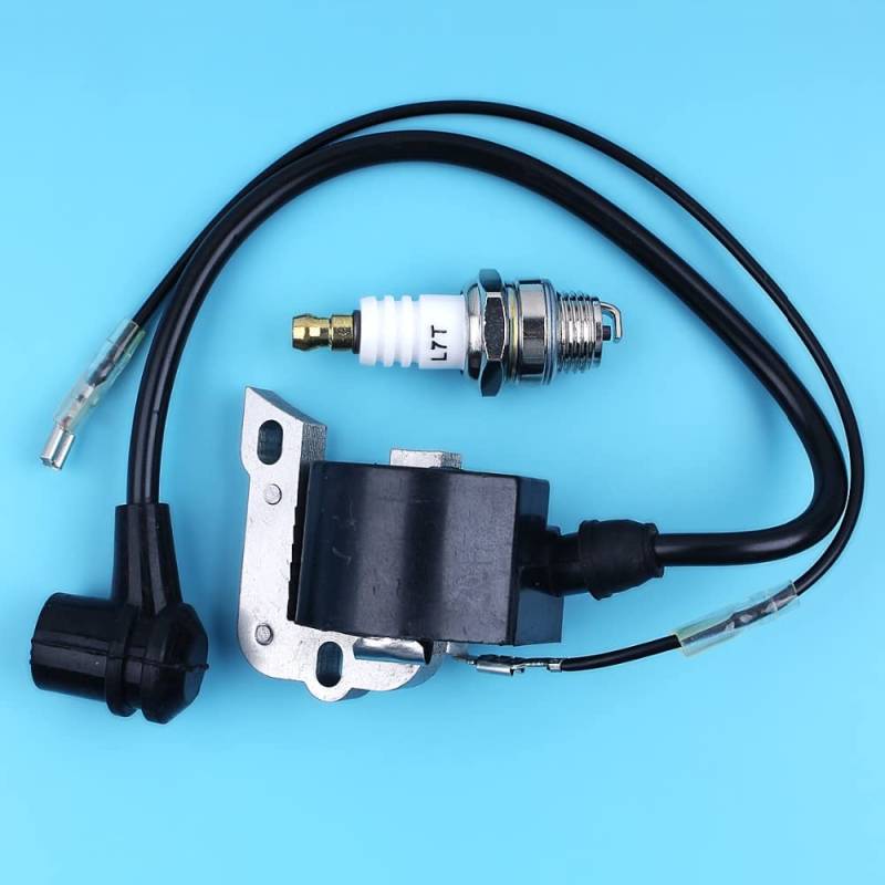 Zündspulenmodul & Zündkerzen-Set, kompatibel mit Husq-varna 262XP 55 Rancher 154 254 257 K650 K700 K850 K950 K1200 K1250 Saw 587329501 von Luxuypon