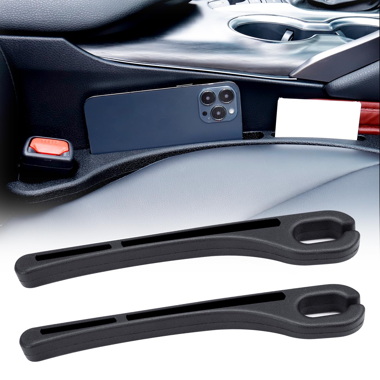 Lvefyti 2 Stück Car Seat Gap Filler,Autositz Lückenfüller,Universal Auto Sitzlückenfüller,PU Autositz Gap Plug,Auto Sitzlückenfüller für Auto Fahrzeuge SUV Lvefyti 2 Stück Car Seat Gap Filler,Autositz Lückenfüller,Universal Auto Sitzlückenfüller,PU Autositz Gap Plug,Auto Sitzlückenfüller für Auto Fahrzeuge SUV von Lvefyti