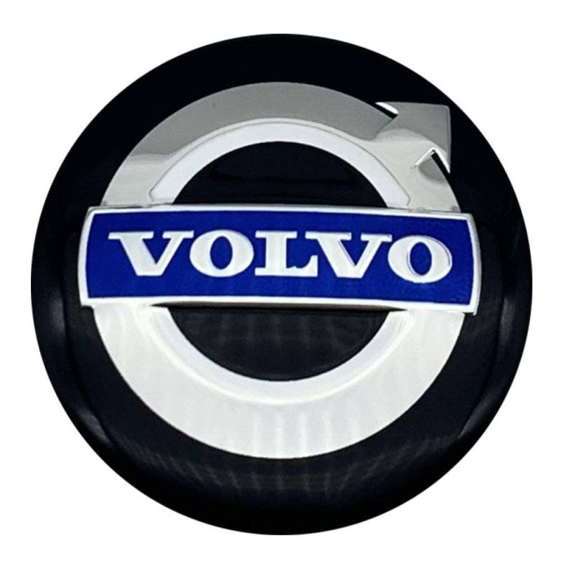 4 Stück Auto Radkappen für Volvo 56 mm, mit Auto Logo, Reifenmitte Abdeckung, Radaufkleber, Modifikation, Emblem, Styling Zubehör von LyTTuu