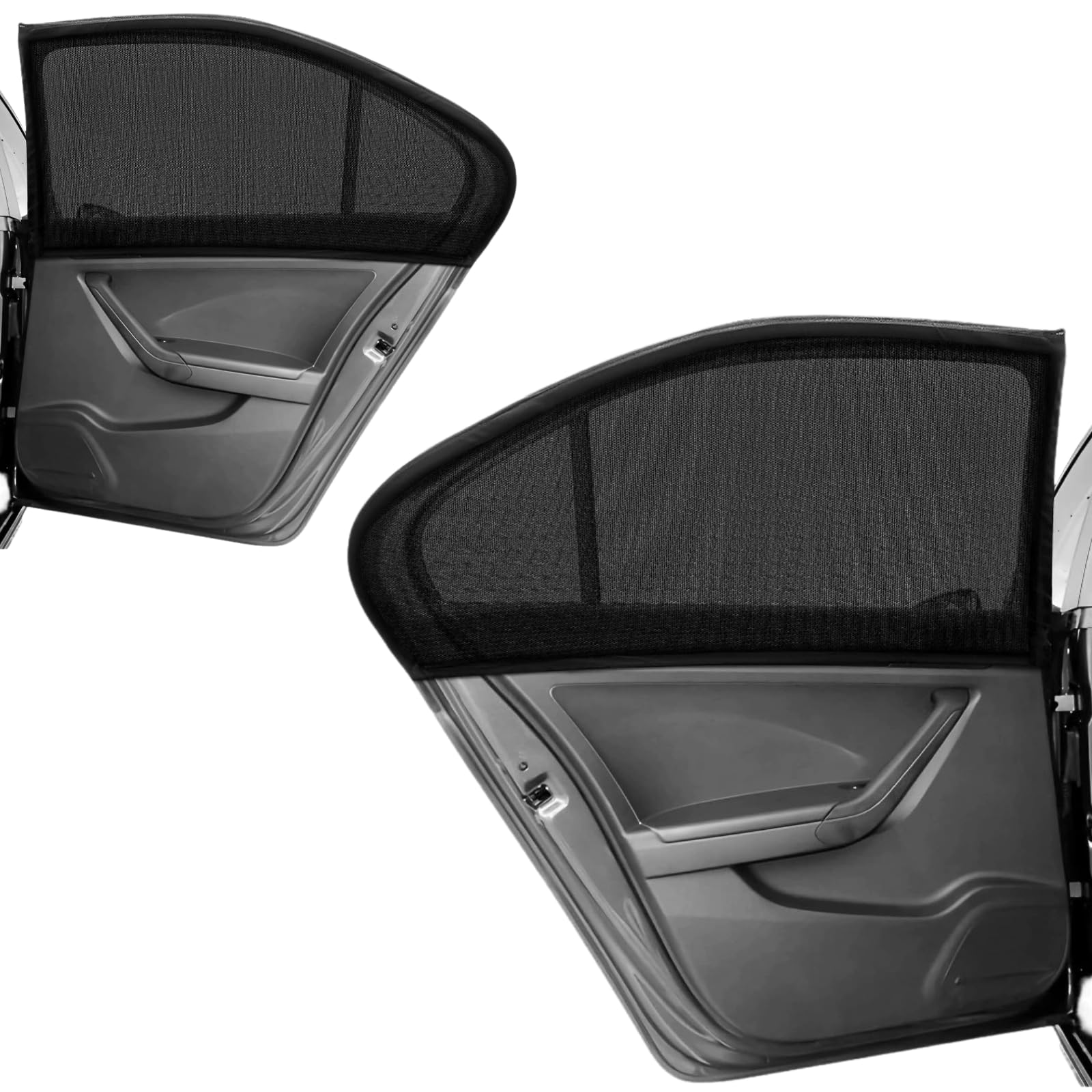 Sonnenschutz Auto 2 Stück Mesh Netz für Seitenscheiben Atmungsaktives Netzgewebe, ideal für Kinder & Haustiere Blockiert UV Strahlen, Reduziert Hitze, Universell Einsetzbar Sonnenschutz Auto 2 Stück Mesh Netz für Seitenscheiben Atmungsaktives Netzgewebe, ideal für Kinder & Haustiere Blockiert UV Strahlen, Reduziert Hitze, Universell Einsetzbar von Lyivisk