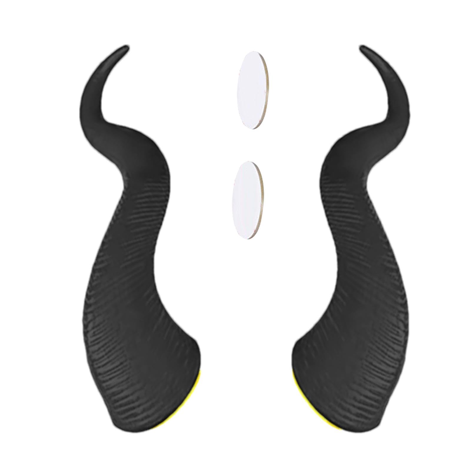 Devil Horns for Helmets - 2Pcs Horns for Helmets, Devil Horns Helmets Set, Small Devil Horns for Helmets Accessory Decor for Motorcycle Ski Helmets Devil Horns for Helmets - 2Pcs Horns for Helmets, Devil Horns Helmets Set, Small Devil Horns for Helmets Accessory Decor for Motorcycle Ski Helmets von Lyricalist