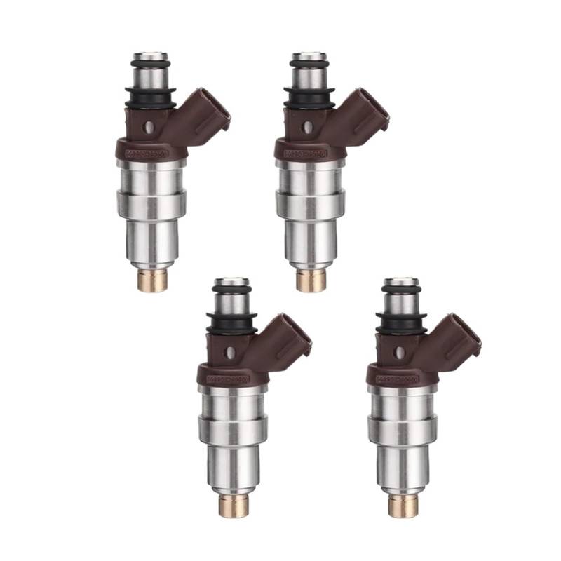 4 Stück 23250-75050 23209-79095 Kraftstoffeinspritzdüse, kompatibel for Toyota Hilux RZN Prado J90 Hiace RCH 3RZ-FE 2.7L 2325075050 Automotor von Lzxcvb