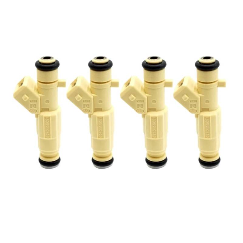 4x 0280156053 Kraftstoffeinspritzdüsen Einspritzung, kompatibel for Porsche 911 Boxter 2001-2006 0280156053 Autozubehör von Lzxcvb