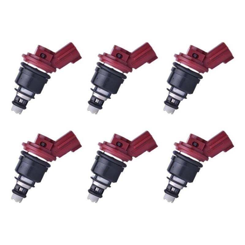 6X Kraftstoffeinspritzdüse, kompatibel for Nissan Maxima 1992-1999, kompatibel for Infiniti I30 96-99 3.0L 16600-96E00 Automotor von Lzxcvb