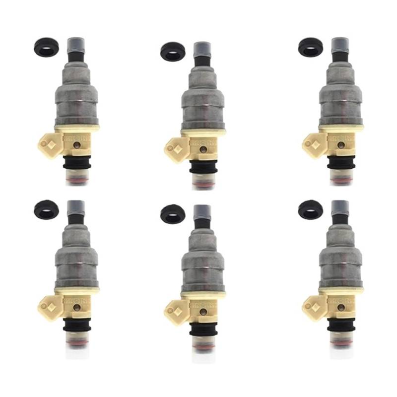 Kompatibel for HYUNDAI SONATA 1.6L 1.8L 2.4L 3.0L Autozubehör Teile, 3531032560 9250930001 Kraftstoffeinspritzdüse 6 Stück, von Lzxcvb